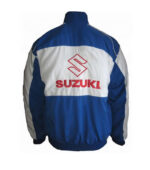 Blue White Suzuki GSXR Motorcycle Racing Textile Jacket