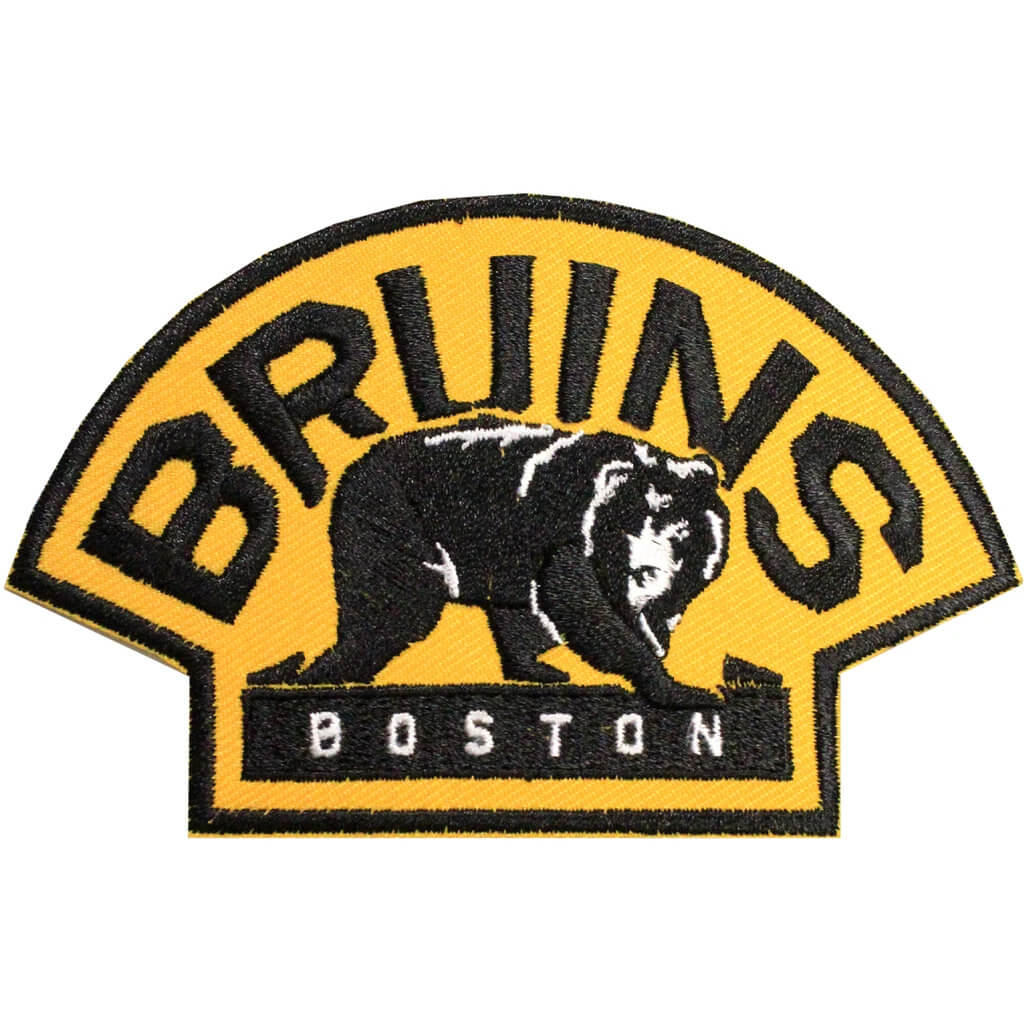 Boston Bruins With Bear Team Logo Patch (1) Boston Bruins With Bear Team Logo Patch