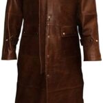 Brown Steampunk Duster Riding Trench Long Coat