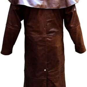 Brown Steampunk Duster Riding Trench Long Coat