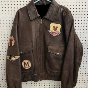 Brown Vintage Disney Mickey Mouse Explorer Jacket