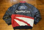 Dale Jarrett Ford Quality Care Racing Leather Jacket Back