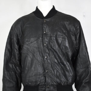 Disney Mickey Mouse Black Club Vintage Leather Jacket