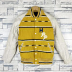 Hysteric Glamour Letterman Wool Leather Jacket