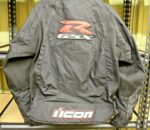 Icon Suzuki GSXR Motorcycle Black Textile Jacket