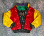 Jeff Hamilton Leather Satin Reversible Jeep Jacket