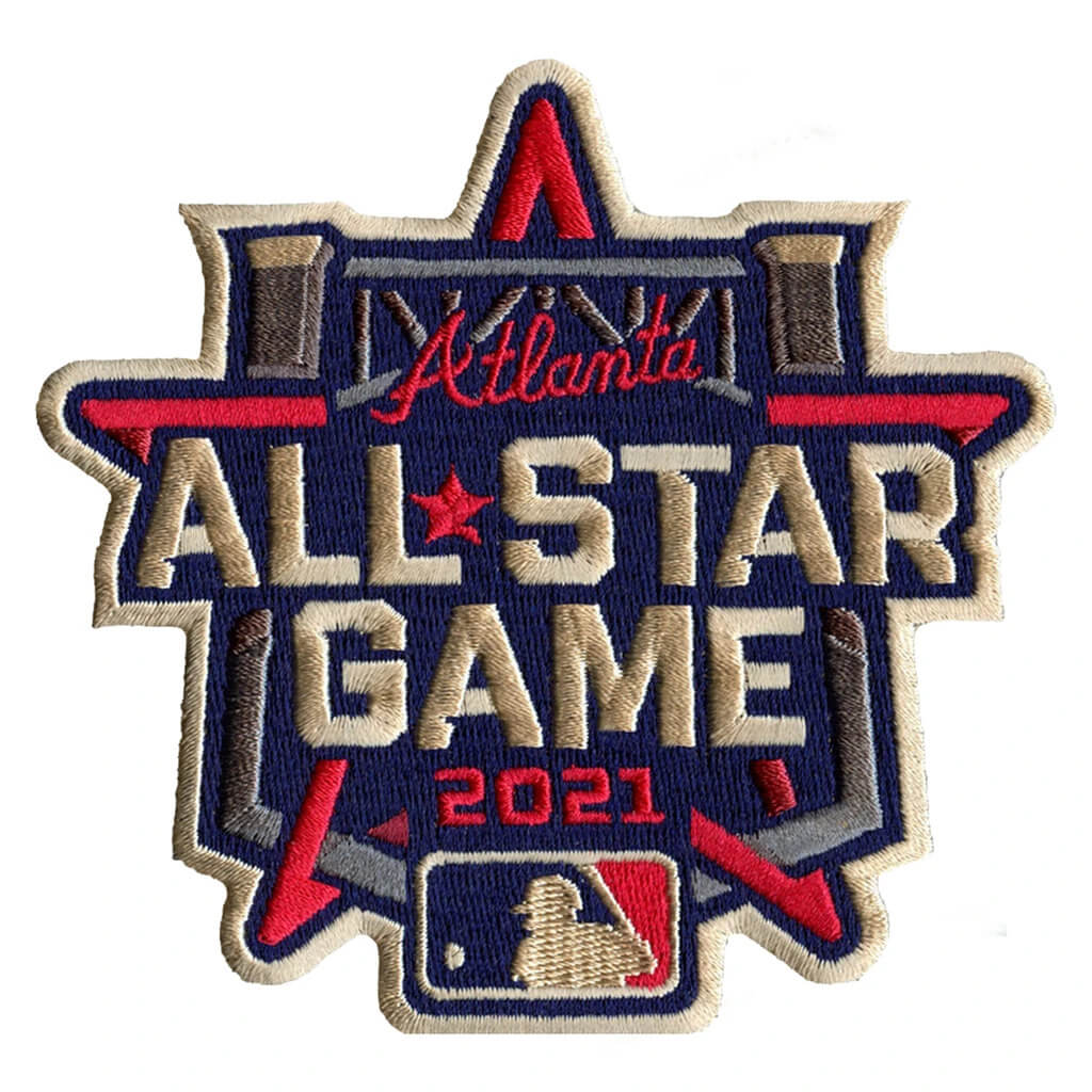 MLB All Star Atlanta Braves Embroidered Jersey Patch MLB All Star Atlanta Braves Embroidered Jersey Patch