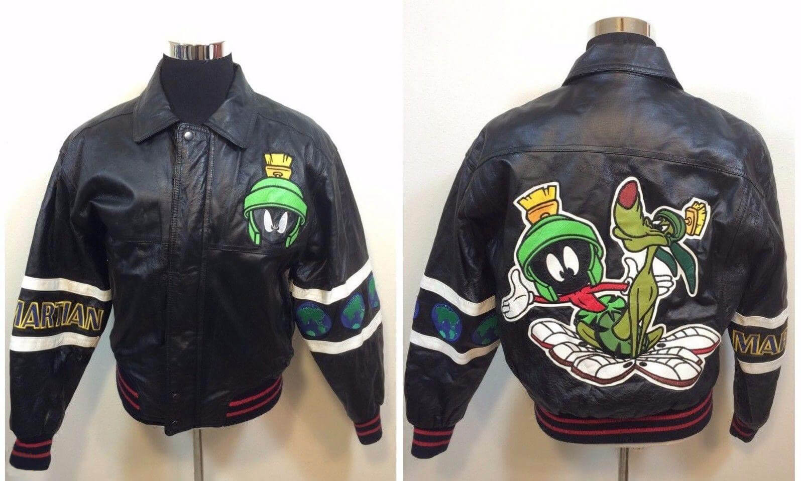 Marvin the Martian Looney Tunes Leather Jacket - Maker of Jacket