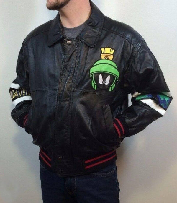 Marvin the Martian Looney Tunes Leather Jacket