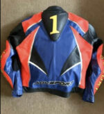 Mat Mladin Suzuki Motorcycle Racing Leather Jacket