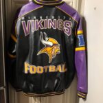 Minnesota Viking Football NFL Leather Jacket
