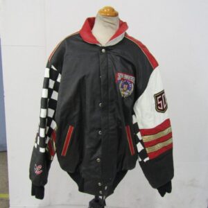 NASCAR 50th Anniversary Jeff Hamilton Leather Jacket