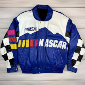 NASCAR Busch Series Leather Racing Jacket