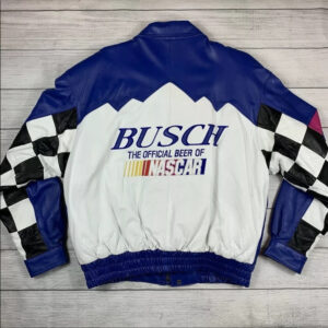 NASCAR Busch Series Leather Racing Jacket