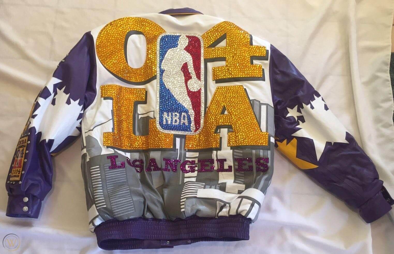Maker of Jacket Leather Vintage NBA All Star 2004 La Lakers