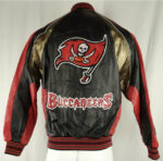 NFL Tampa Bay Buccaneers Black Leather Jacket