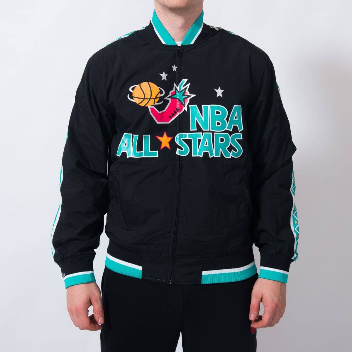 Maker of Jacket Fashion Jackets Ness NBA All Star Team History Warm Up