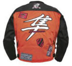 Orange Black Suzuki Hayabusa Motorcycle Textile Jacket
