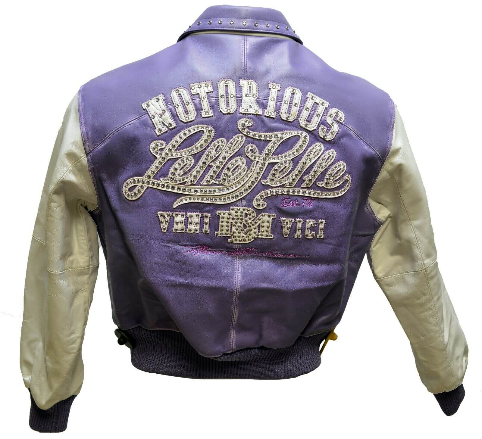 Purple pelle pelle jacket clearance