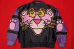 Pink Panther Cartoon Anime Hip Hop Leather Jacket