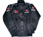 Suzuki GSX-R 1000 Motorcycle Black Textile Jacket