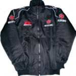 Suzuki GSX-R 1000 Motorcycle Black Textile Jacket