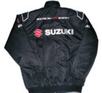 Suzuki GSX-R 1000 Motorcycle Black Textile Jacket