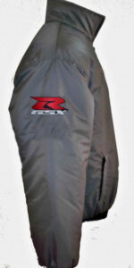 Suzuki GSXR Motorcycle Gray Textile Jacket