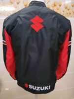 Suzuki Motorcycle Black And Red Textile Jacket