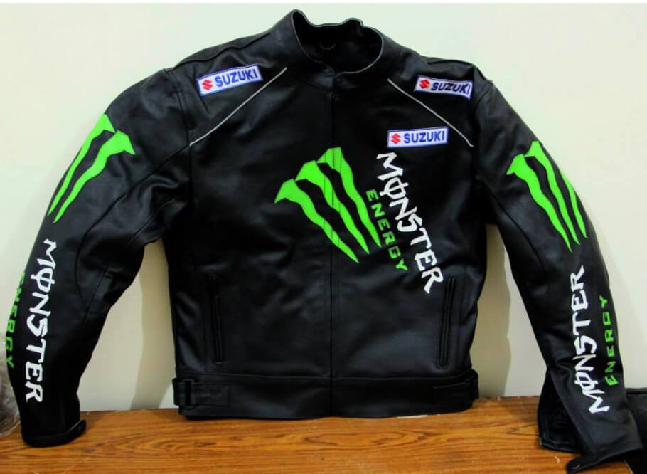 Suzuki Motorcycle Monster Energy Leather Jacket 1 Suzuki Motorcycle Monster Energy Leather Jacket