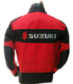 Suzuki Motorcycle Red And Black Textile Jacket