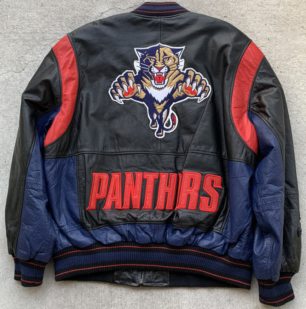 VINTAGE ヴィンテージ Panthers Jacket L 1995 Carolina Panthers Vintage Starter Big Logo Wordmark