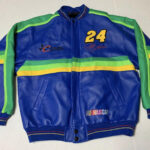 Vintage Jeff Gordon NASCAR Leather Jacket