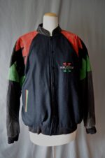 Vintage Malcolm X Wool Leather Jacket
