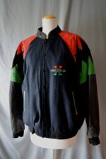 Vintage Malcolm X Wool Leather Jacket