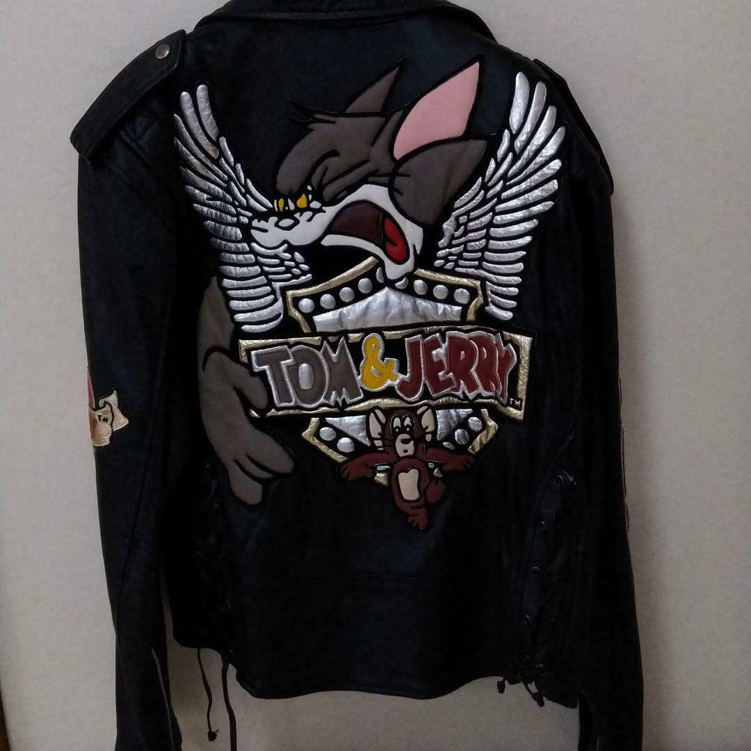 Maker of Jacket Biker Jackets Vintage Tom and Jerry Cartoon Leather