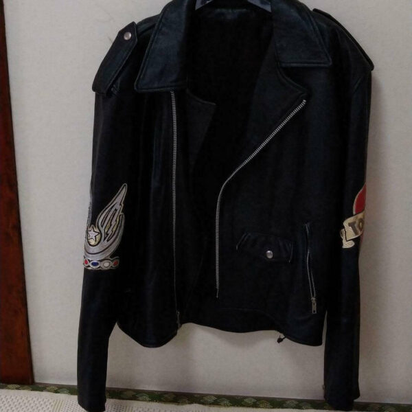 Vintage Tom and Jerry Cartoon Biker Leather Jacket