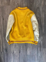 Vintage Yellow AL Letterman Varsity Jacket