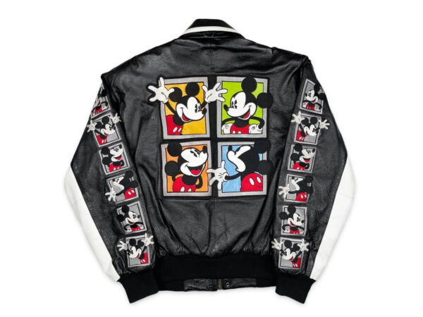 Walt Disney Vintage Mickey Mouse Leather Jacket