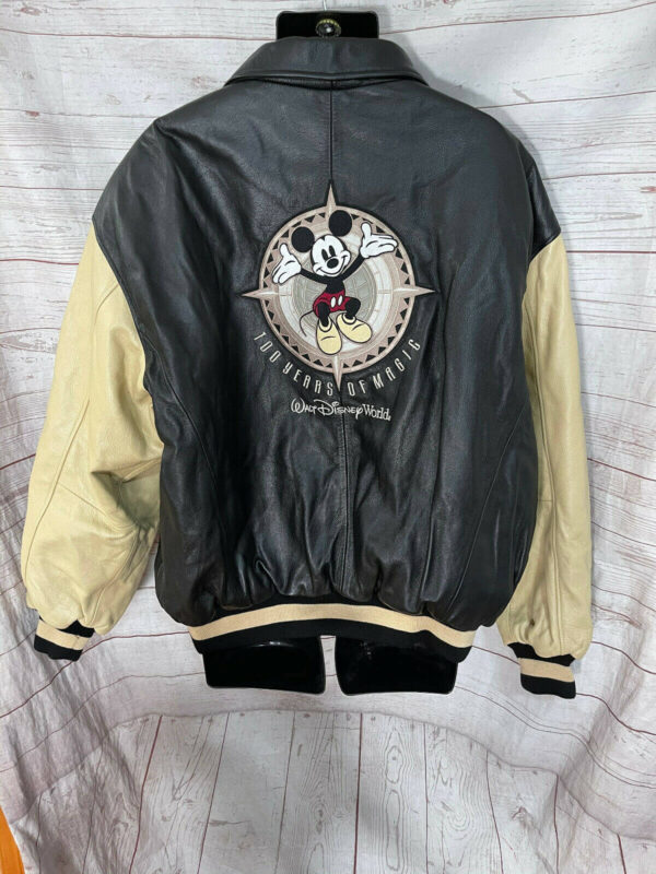 Walt Disney World Mickey Mouse Leather Jacket