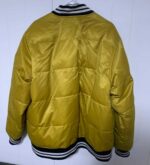 Yellow Supreme Baseball Satin Jacket