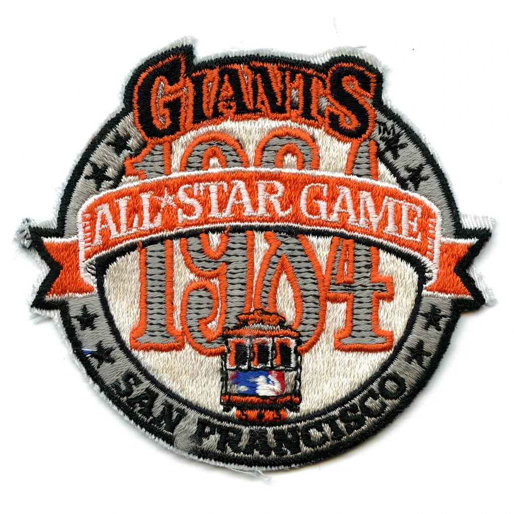 1984 MLB All Star Game San Francisco Giants Patch - Maker of Jacket