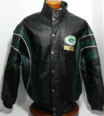 1990’s NFL Pro Line Green Bay Packers Leather Jacket