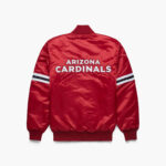 Arizona Cardinals Red NFL Satin Full Snap Jacket