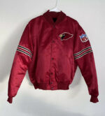 Arizona Cardinals Red Pro Line Satin Jacket