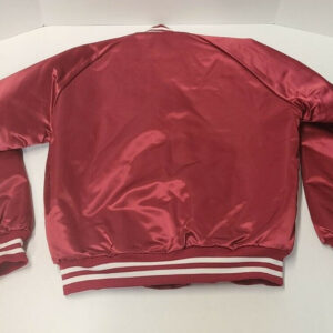 Arizona Cardinals Red Satin Bomber Jacket