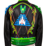 Atari Riot Biker Black Leather Jacket