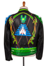 Atari Riot Biker Black Leather Jacket