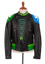 Atari Riot Biker Black Leather Jacket
