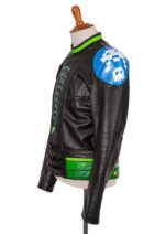 Atari Riot Biker Black Leather Jacket